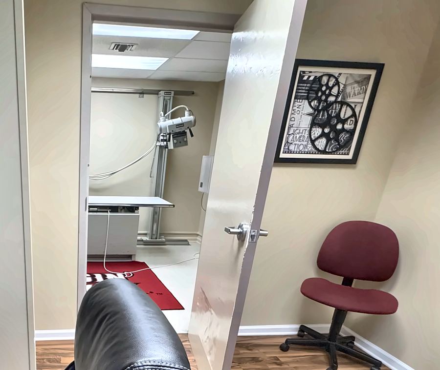 The X-ray room at ExpressMED